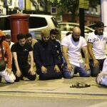 Rezos en Finsbury Park tras el atropello