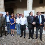 Herrera inaugura la muestra de la UGT junto a Jesús Julio Carnero, Silvia Clemente, Fernández Carriedo, Óscar Puente y Faustino Temprano, entre otros