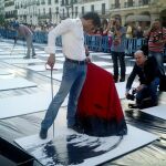 Fandiño muestra el toreo de salón con «toreografías»