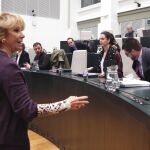 La portavoz del PP en el Ayuntamiento de Madrid, Esperanza Aguirre