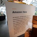 Sede central de Amazon en Seattle/Ap