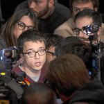 El secretario de Política de Podemos, Íñigo Errejón, en Barcelona