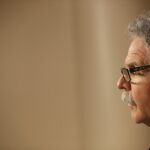El portavoz de ERC, Joan Tardá, en el Congreso de los Diputados.