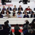 El secretario general del PSOE, Pedro Sánchez, durante el Comité Federal