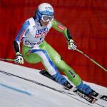 Ilka Stuhec durante el Super-G en Cortina d’Ampezzo