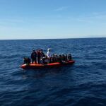 Imagen de un rescate realizado por Salvamento Marítimo