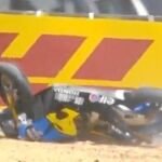 Jack Miller se fue contra el muro, la moto quedó destrozada, pero a él no le pasó nada