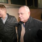 Andreu Viloca abandona la Comandancia de la Guardia Civil de Tarragona tras quedar en libertad, el 3 de febrero
