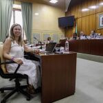La diputada popular Teresa Ruiz-Sillero protagonizó ayer otro ya clásico “cara a cara” con el consejero Javier Carnero (Foto: Manuel Olmedo)
