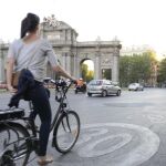 Plantón ciclista contra los carriles segregados