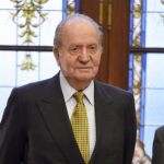 Don Juan Carlos durante una entrega de premios en Madrid en 2014.