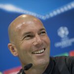 Zinedine Zidane, esta mañana en Valdebebas