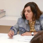 Celia Mayer junto a María Naredo en el primer comité de crisis por violencia machista