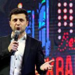 El cómico Vladímir Zelenski, durante un espectáculo en Kiev / Efe