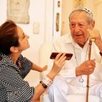 Carmen Duerto con Elio Berhanyer