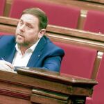 El vicepresidente de la Generalitat y conseller de Economía, Oriol Junqueras, es el máximo responsable de la Agencia Tributaria de Cataluña.