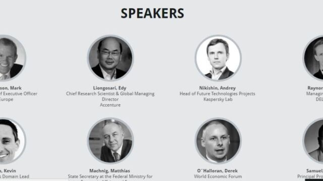 Algunos de los ponentes al salón tecnológico Internet of Things (IoT) Solutions World Congress
