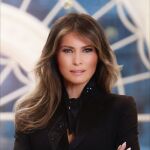 Retrato oficial de Melania Trump