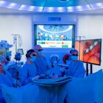 Operación de cáncer de colón en el Mobile World Congress | Imagen cedida
