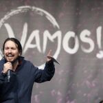 El líder de Podemos, Pablo Iglesias