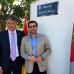 Manuel Fernández y Ernesto Monsalve