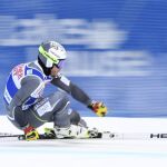 Kjetil Jansrud durante la prueba del Super-G celebrado en Lake Louise