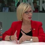 Beatriz Becerra en un momento de la entrevista