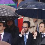 Albert Rivera, Antonio Hernando y Rafael Hernando, juntos en el desfile