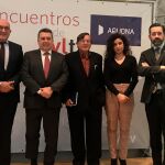 De izquierda a derecha, Jesús García, Jesús Julio Carnero, José Manuel Barrio, Joaquín Araujo, Rocío de Fuentes y Eduardo Álvarez