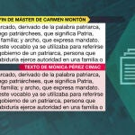 El trabajo fin de máster de Montón contiene párrafos copiados de autores a lo que no se citan