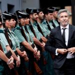 El ministro Fernando Grande Marlaska en un acto conmemorativo de la Guardia Civil