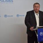 El vicesecretario de Acción Política del PP en la Región, Francisco Bernabé, ayer