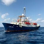 El “Aquarius”, a su llegada a Valencia el pasado junio