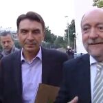El director de Infraestructuras.cat, Antonio Rosell, a la izquierda