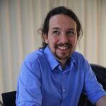 El líder de Podemos, Pablo Iglesias, durante la primera reunión del Consejo Ciudadano Estatal elegido en la II Asamblea Ciudadana de Podemos