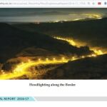 Una foto de Ceuta para ilustrar la frontera indio-paquistaní en un informe oficial