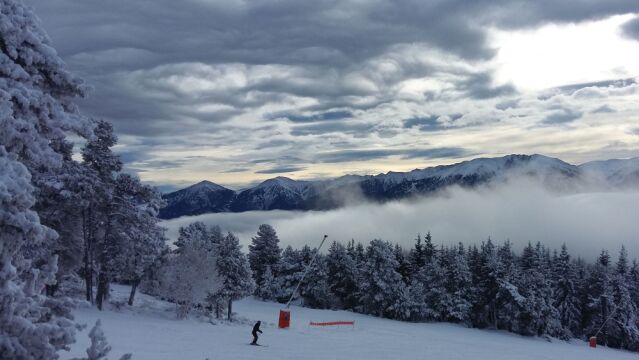 Font Romeu desde la zona de La Calme