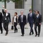 Los líderes independentistas en noviembre de 2017/Foto: Reuters