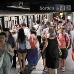 En la pasada jornada de huelga los servicios mínimos fueron incapaces de absorber todo el tráfico de pasajeros