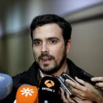El candidato de IU a la Presidencia del Gobierno, Alberto Garzón