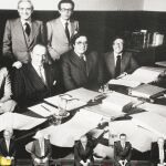 Fotografía de familia de los siete padres de la Constitución / Foto: Fátima Sotorrío