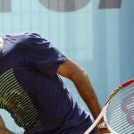 El suizo Roger Federer, que participa en el Abierto de Madrid de tenis