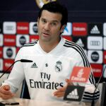 El entrenador argentino del Real Madrid Santiago Solari