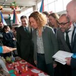 La ministra Batet recorre la Feria junto a Fernández Carriedo, Virginia Barcones y Luis Rey, entre otros