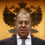 El ministro de Asuntos Exteriores de Rusia, Serguéi Lavrov.