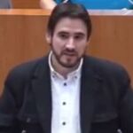 Pedro de Palacio en una intervención en las cortes de Castilla y León.