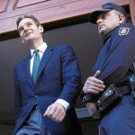Urdangarín sale de los Juzgados de Palma tras declarar hace un año
