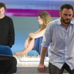 De izquierda a derecha: Paco León, Juana Acosta y Juan Pablo Raba
