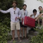 De izquierda a derecha: Juan Pablo Isaza, Juan Pablo Villamil, Simón Vargas y Martín Vargas. Foto: Luis Díaz