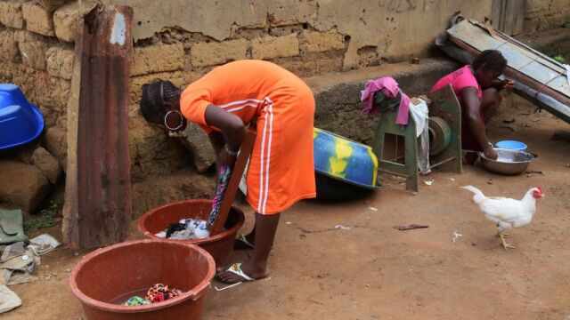 Una aldea de Guinea, en una imagen tomada el pasado 8 de noviembre